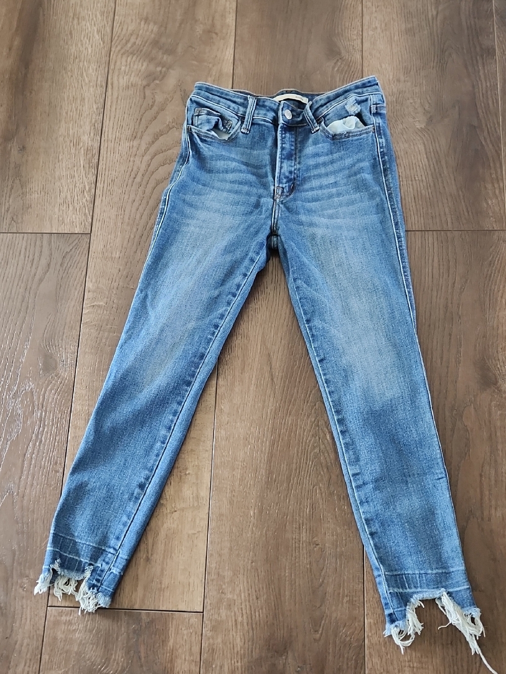KLIQUE B Skinny Jeans Stretch Medium Wash Size 7 (27 waist)